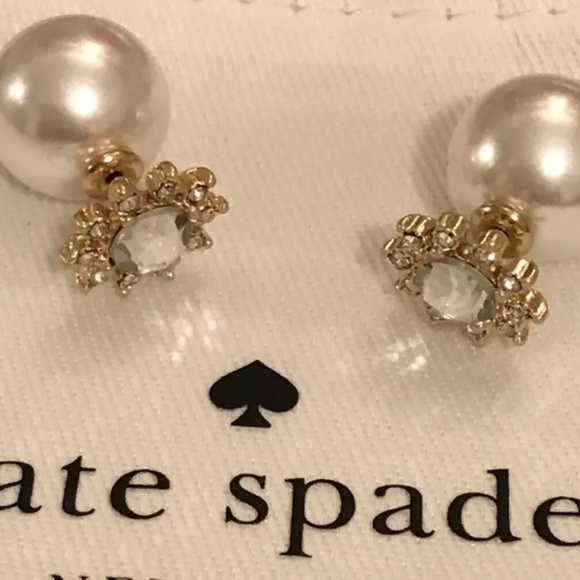 kate spade Jewelry - NWOT Kate Spade ♠️ Reversible Rhinestone Earrings